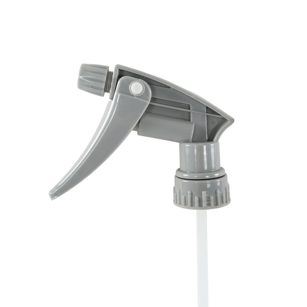 Chemical Resistant  Trigger Sprayer Grey - 9.25" Tube