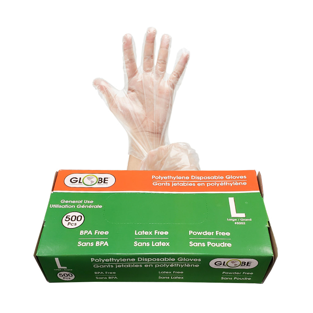 Polyethylene Gloves Powder Free - Large (box of 500)