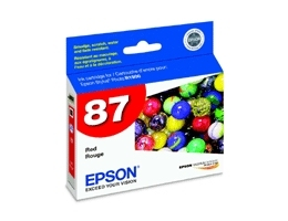 T087720 Epson 87 Red Original Ink Cartridge