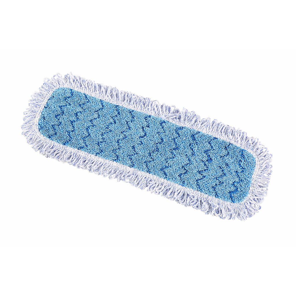 Microfiber High Absorbency Wet Pad with Fringe 18" Blue