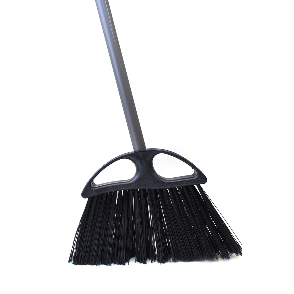 13" Extra Wide Angle Broom w/ 48" Metal Handle