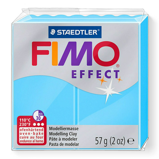 Mod. clay Fimo effect neon blue