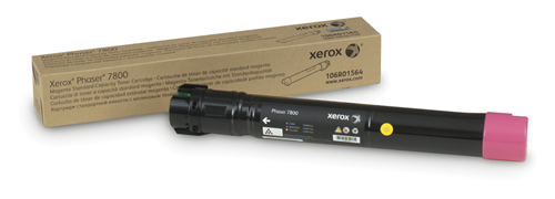 106R01564 Magenta Standard Capacity Toner Cartridge; Phaser 7800