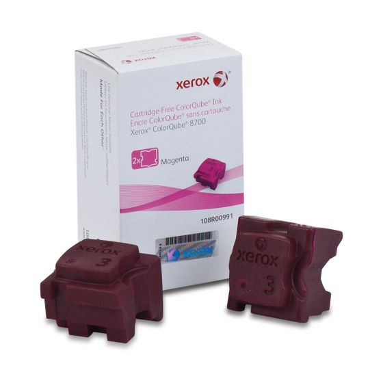 108R00991 Xerox Colorqube Ink Magenta, Colorqube 8700 (2 Sticks), North America