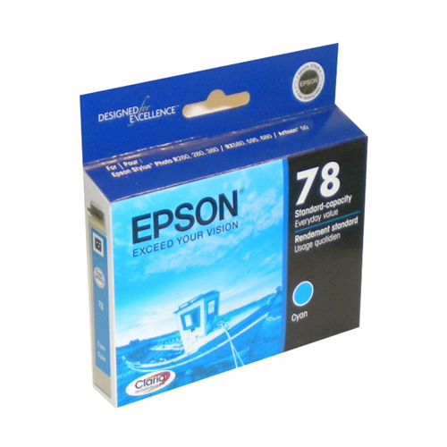 T078220S Epson  78 Cyan Original Ink Cartridge